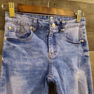 Girls 7 for All Mankind distressed jeans, 14